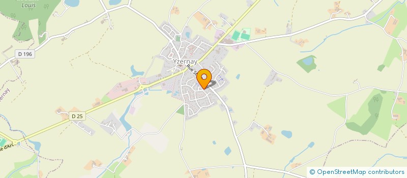 localisation de l'entreprise RONDEAU D.A.C.L.K.  YZERNAY