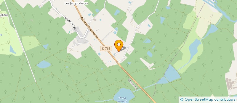 localisation de l'entreprise RONDEAU TRAITEURS  COUR-CHEVERNY