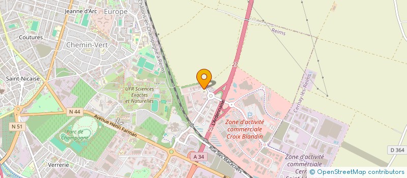 localisation de l'entreprise RONDELUC INVEST  REIMS