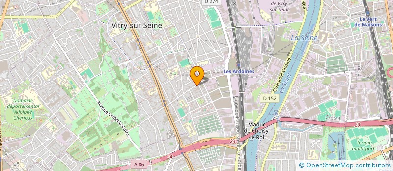 localisation de l'entreprise RONDENAY  VITRY-SUR-SEINE