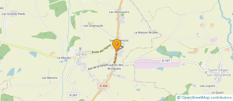 localisation de l'entreprise RONDEPIERRE GUILLAUME  NEUILLY-EN-DONJON