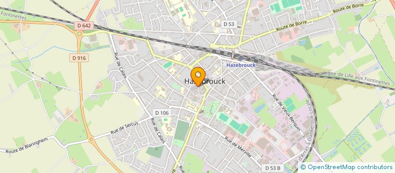 localisation de l'entreprise RONDEURS ET SAVEURS à HAZEBROUCK