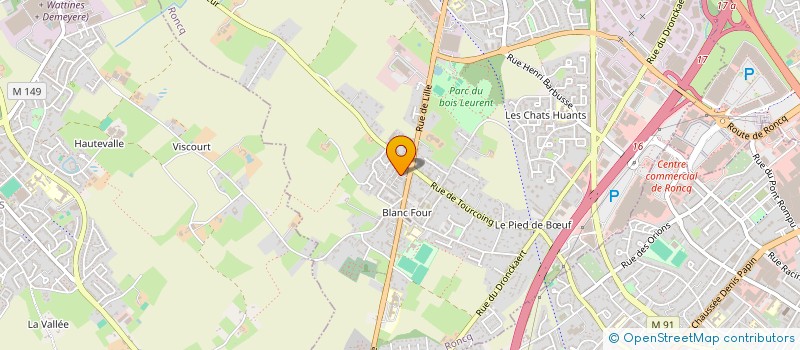 localisation de l'entreprise RONDIS à RONCQ