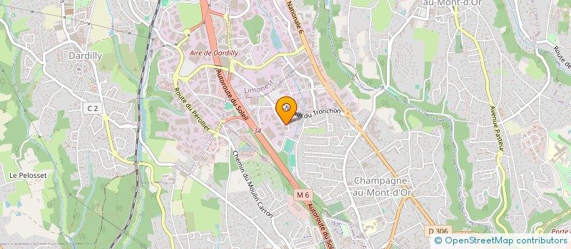 localisation de l'entreprise RONDOT FORCE  CHAMPAGNE-AU-MONT-D'OR