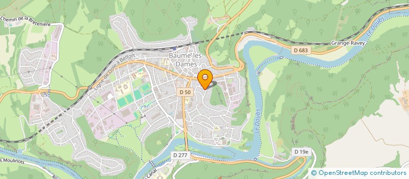 localisation de l'entreprise RONDOT ISO  BAUME-LES-DAMES