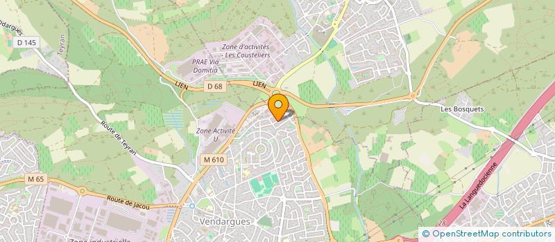 localisation de l'entreprise RONE à VENDARGUES