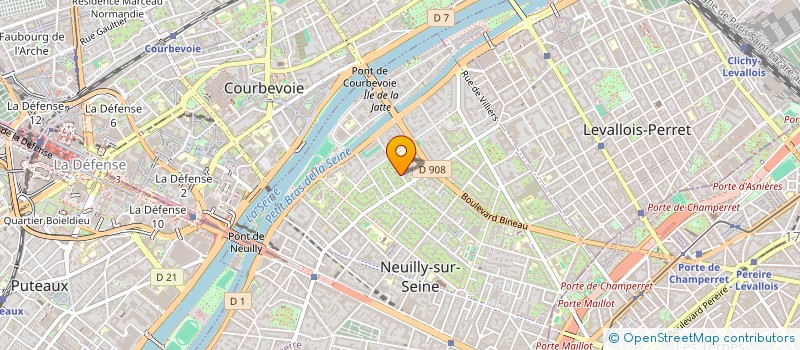 localisation de l'entreprise RONE CONSEILS à NEUILLY-SUR-SEINE