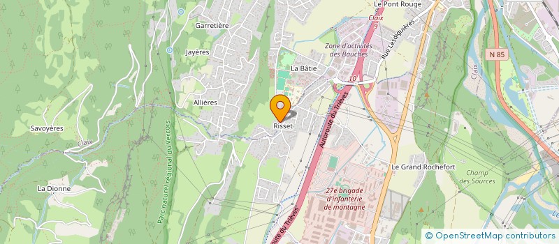 localisation de l'entreprise RONEASSUR à CLAIX