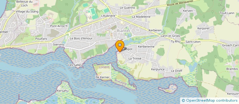 localisation de l'entreprise RONELLE  RIANTEC