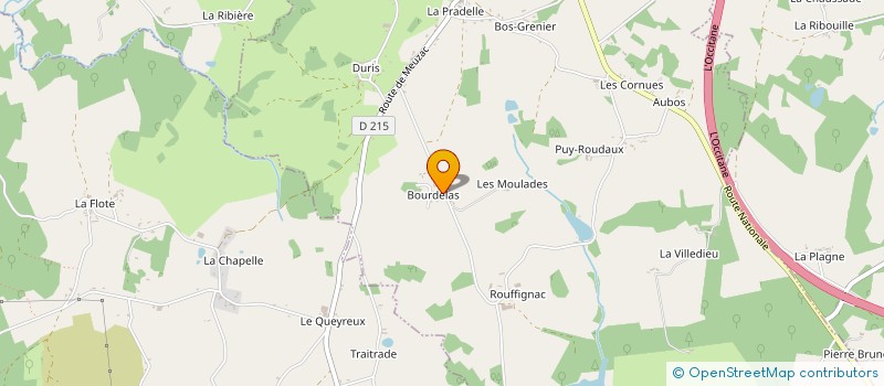 localisation de l'entreprise RONEY FREDERIC  MAGNAC-BOURG