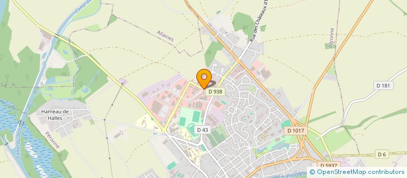 localisation de l'entreprise RONG  PERONNE