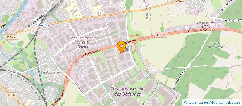 localisation de l'entreprise RONGE INVEST  SAINT-OUEN-L'AUMONE