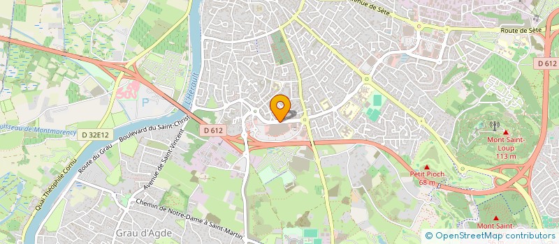 localisation de l'entreprise RONGEAT OPTIC  AGDE