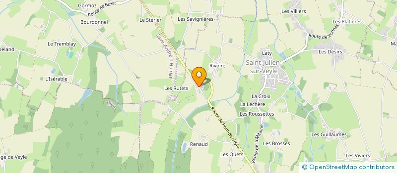 localisation de l'entreprise RONGER-BOUILLOUX  GUICHEN