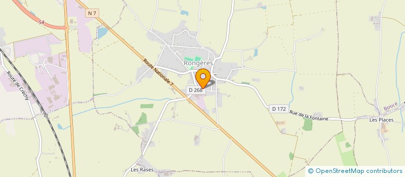 localisation de l'entreprise RONGERES INDUST INVESTISSEMENT GESTION à RONGERES