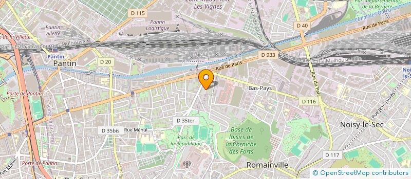 localisation de l'entreprise RONGIONE CONSEILS & SERVICES à PANTIN