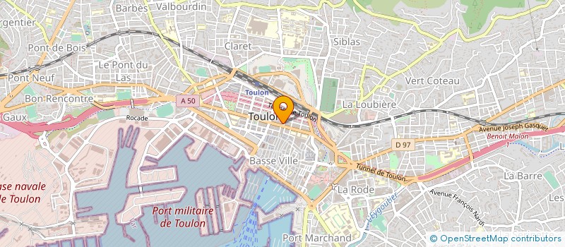 localisation de l'entreprise RONI à TOULON
