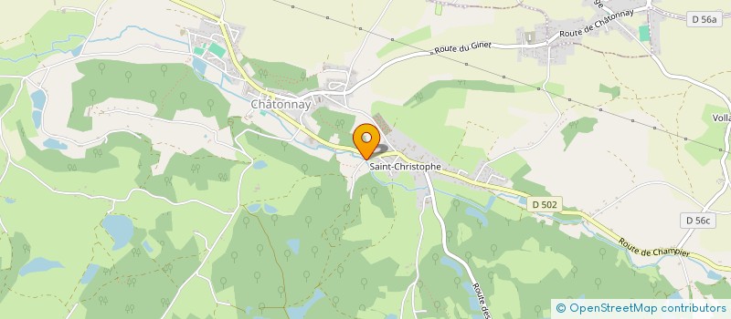 localisation de l'entreprise RONI  CHATONNAY