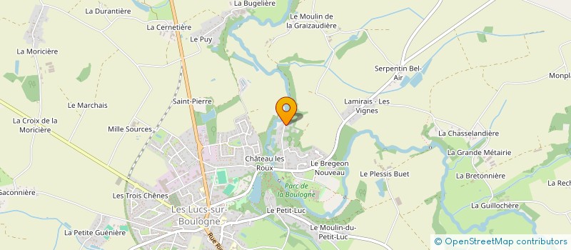 localisation de l'entreprise RONI  LES LUCS-SUR-BOULOGNE