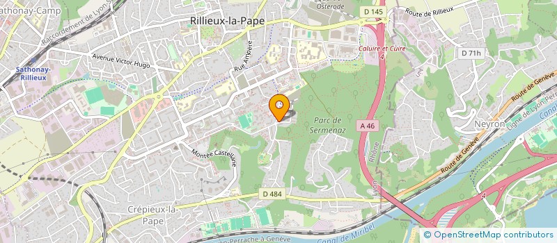 localisation de l'entreprise RONI BAT  RILLIEUX-LA-PAPE