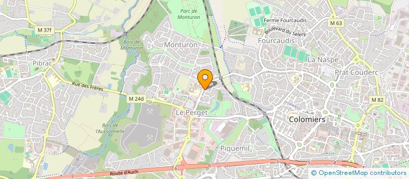 localisation de l'entreprise RONI BTP à COLOMIERS