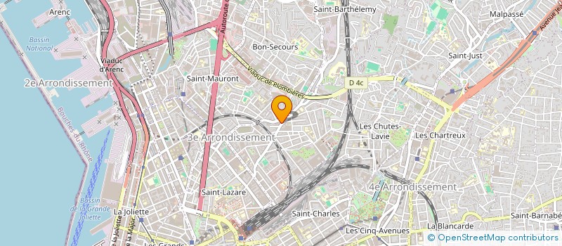 localisation de l'entreprise RONI CAFE  MARSEILLE