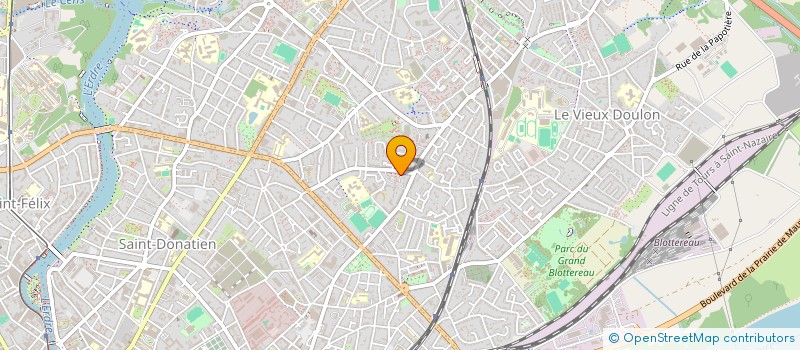 localisation de l'entreprise RONI ECHAFAUDAGE à NANTES