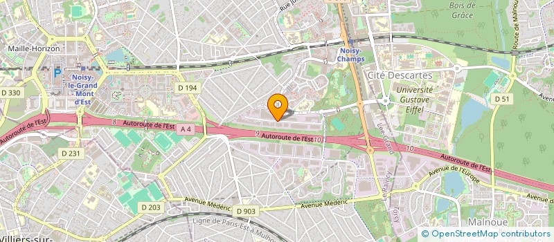 localisation de l'entreprise RONI PAIN à NOISY-LE-GRAND