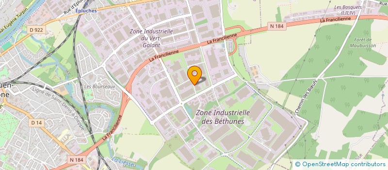 localisation de l'entreprise RONICA à SAINT-OUEN-L'AUMONE