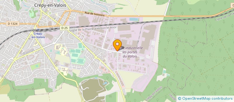 localisation de l'entreprise RONIDIS SAS  CREPY-EN-VALOIS