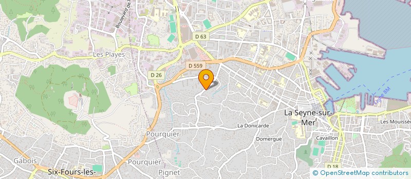 localisation de l'entreprise RONIF à LA SEYNE-SUR-MER