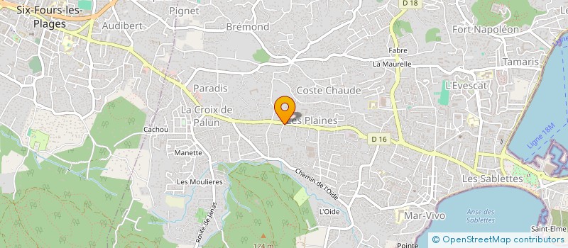 localisation de l'entreprise RONIGE à LA SEYNE-SUR-MER