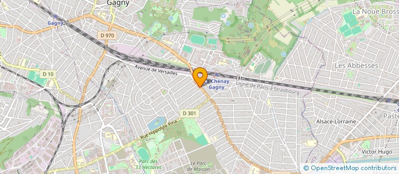 localisation de l'entreprise RONIN CREATIONS  GAGNY