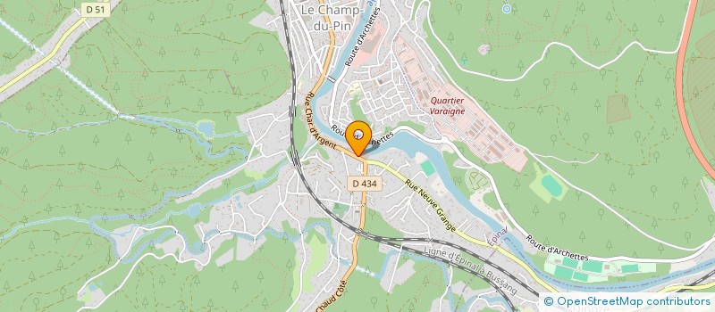 localisation de l'entreprise RONINS à EPINAL