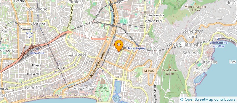 localisation de l'entreprise RONINS  NICE