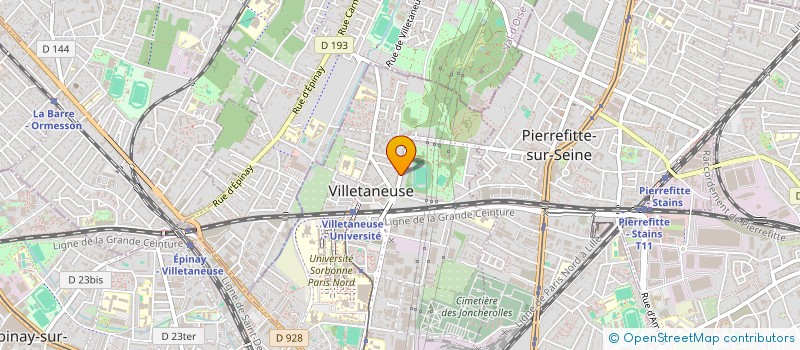 localisation de l'entreprise RONISH à VILLETANEUSE