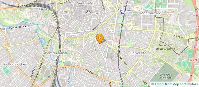 localisation de l'entreprise RONJIN  DIJON