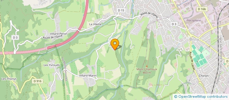 localisation de l'entreprise RONJOUX INVEST  LA MOTTE-SERVOLEX