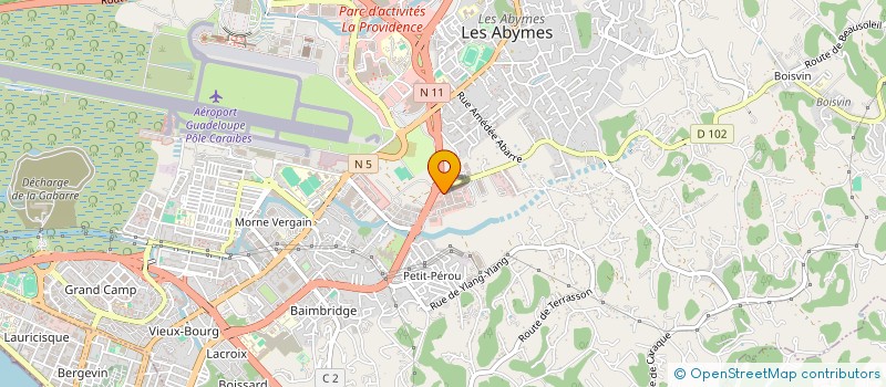 localisation de l'entreprise RONN LOCATION à LES ABYMES