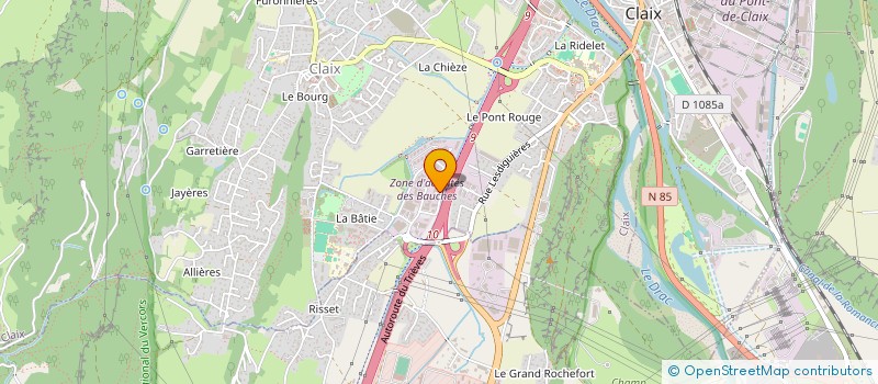 localisation de l'entreprise RONNAM  CLAIX