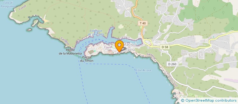 localisation de l'entreprise RONO à BONIFACIO