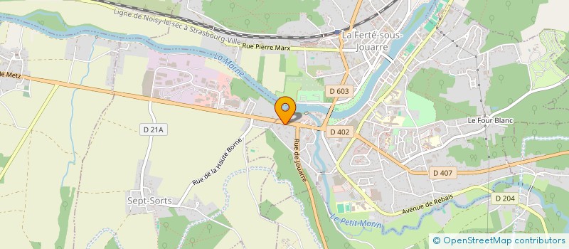 localisation de l'entreprise RONOLOU  LA FERTE-SOUS-JOUARRE