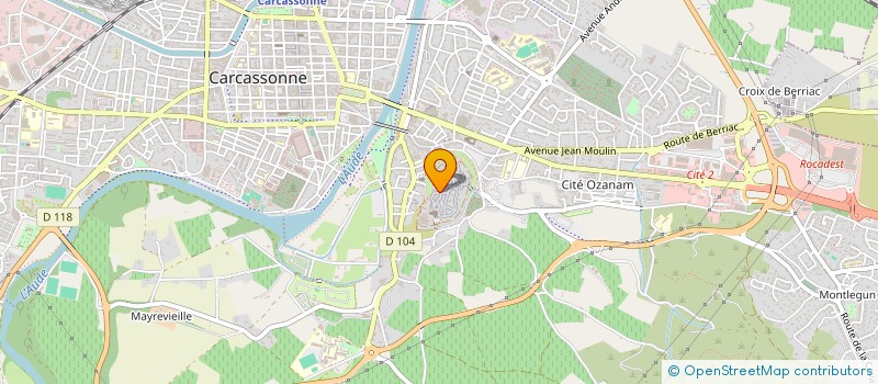 localisation de l'entreprise RONSARD à CARCASSONNE
