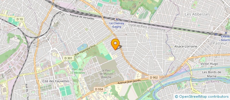 localisation de l'entreprise RONSARD à NEUILLY-SUR-MARNE