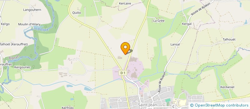 localisation de l'entreprise RONSARD VOLAILLES à SAINT-JEAN-BREVELAY