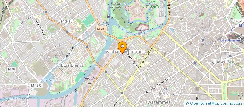 localisation de l'entreprise RONSE  LILLE