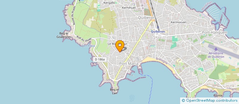 localisation de l'entreprise RONSED MOR  QUIBERON