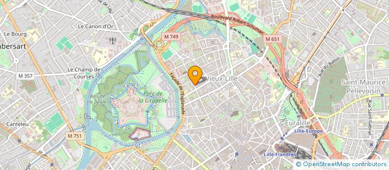 localisation de l'entreprise RONVUE à LILLE
