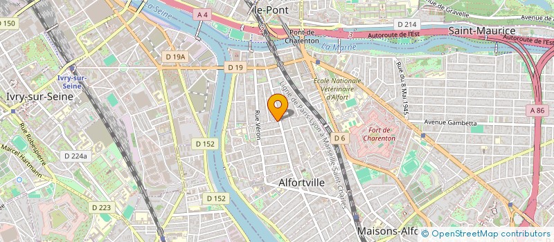 localisation de l'entreprise RONY à ALFORTVILLE