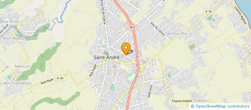 localisation de l'entreprise RONY EURL à SAINT-ANDRE